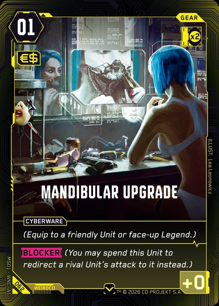 Mandibular Upgrade