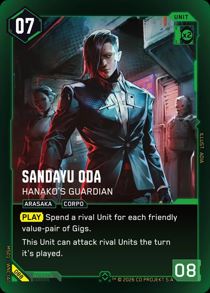 Sandayu Oda — Hanako's Guardian