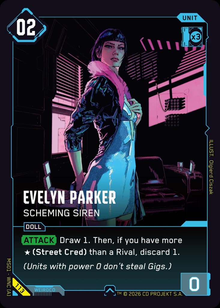 Evelyn Parker — Scheming Siren